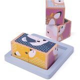 Bigjigs Toys Woodland kocke za otroke 6 m+ 5 kos | Shoptok.si