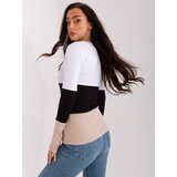 RELEVANCE Blouse-RV-BZ-8431-1.14P-black-beige | Shoptok.si