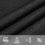 vidaXL Senčno jadro 160 g/m² črno 3x4 m HDPE, (20609165) | Shoptok.si