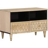 Maison Chic TV omarica - TV stojalo - Televizijska omarica 70x33x46 cm trden mangov les, (21699087) | Shoptok.si