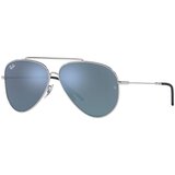 Ray-ban Aviator Reverse RBR0101S 003/GA M (59) Srebrna/Modra Cene