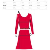 Pri Oversize dress with belt and V neckline SOPHIA | shoptok.hr