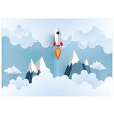  Samoljepljiva foto tapeta - Rocket in the Clouds 441x315 | shoptok.hr