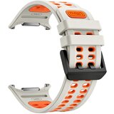 INF Zamenjava/kompatibilni del – Samsung Watch Ultra 47mm silikonski trak starlight+orange, (5000382666) Cene
