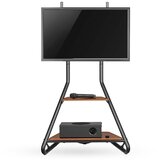 Nedis TVSM6200BK - Podni stalak za TV 37-75" crna/braon | Eponuda.com