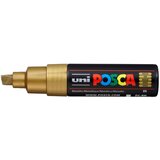 POSCA Uni flomaster; konica 8 mm prirezana; zlat, (22005678) Cene