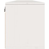 vidaXL Stenska omarica 2 kosa bela 100x30x35 cm trdna borovina | Shoptok.si