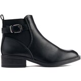Shelvt Black classic women's flat ankle boots | Shoptok.si