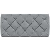 vidaXL Jastuk za uzglavlje svjetlosivi 100 cm od tkanine | shoptok.hr