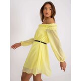 Italy Moda Dress-DHJ-SK-6831.36-Light Yellow Cijene