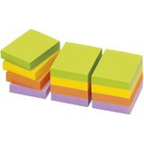  Samolepilni blok 40x50mm 12x100L Spring Global Notes 5653-76 neon sortiran Cene
