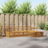  Set vanjskih sofa Prirodna 249,5 x 162,5 x 73 cm | shoptok.hr