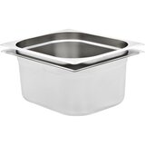 vidaXL Gastronomske posode 2 kosa GN 1/2 150 mm nerjaveče jeklo | Shoptok.si