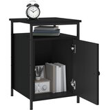  Noćni ormarići 2 kom crni 40x42x60 cm konstruirano drvo | shoptok.hr