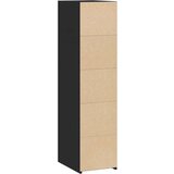  Visoka komoda crna 30x41x124 cm od konstruiranog drva | shoptok.hr