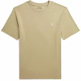 Polo Ralph Lauren Otroška bombažna kratka majica bež barva, 323832904153