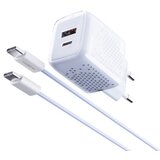 Moxom mx-hc206 Kucni punjac 18w fast pd 20w type c na type c plavi ( P1259 ) Cene