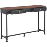  Konzolni stol s 2 ladice 120 x 30 x 75 cm masivna jelovina | shoptok.hr
