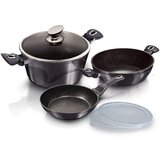 Shumee set lončkov za premazovanje granitova 6 el. berlinger haus carbon pro BH-6905, (21385350) Cene