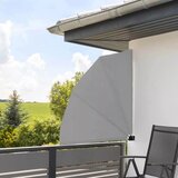 Bočna sklopiva tenda za balkon 140cm Siva | Eponuda.com