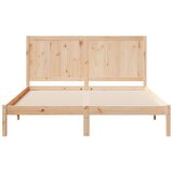  Dugi okvir kreveta bez madraca 140 x 220 cm masivno drvo | shoptok.hr