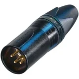 Kabelski vtič XLR 4 N/A XX v kovini, Črna, (5000219079)