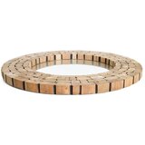 Kave Home Zidno ogledalo s okvirom od masivnog drveta ø 80 cm Eliptic – | shoptok.hr