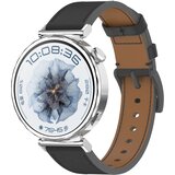 INF Premium Usnjeni Pašček za Ure Huawei & Honor Black 22 mm, (22104871) | Shoptok.si