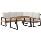 Bessagi Garden Vrtna Lounge Garnitura Alexa, Krem, Antracit, 3-Delno | Shoptok.si