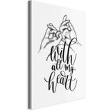 Artgeist Slika Na Platnu With All My Heart | Shoptok.si