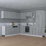 Viseći Viseča omarica siva sonoma 80x31x60 cm inženirski les, (21220825) | Shoptok.si