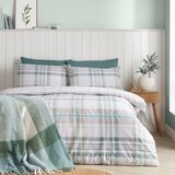 Catherine Lansfield Zelena 3-delna posteljnina za zakonsko posteljo/podaljšana 230x220 cm Cartmel Check – | Shoptok.si