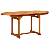  5-dijelni vrtni blagovaonski set od masivnog bagremovog drva 120-170 cm | Eponuda.ba