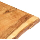 Stolna ploča od masivnog bagremovog drva 80 x (50-60) x 3,8 cm | Eponuda.com