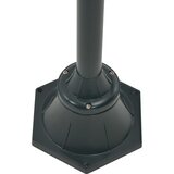  Vrtna dvostruka stupna svjetiljka od aluminija E27 220 cm tamno zelena | Eponuda.com