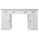  Pisalna Miza Bele Barve 140x48x80 cm | Shoptok.si