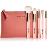 Notino Joy Collection Brush set with pouch potovalni set čopičev s torbico Cene