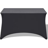  Rastezljiva Navlaka za Stol 2 kom 243x76x74 cm Antracit | Eponuda.ba