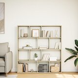 Ormarić za knjige boja hrasta sonome 132x29x141,5 cm drveni | shoptok.hr