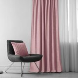  Curtain MILANA color pink style classic transparent wave tape 7 cm chenille 420x300 HOMEDE | shoptok.hr