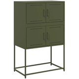  Komoda maslinastozeleni 68,5x38,5x107 cm čelična | shoptok.hr