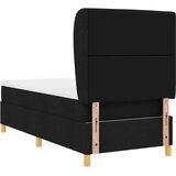  Krevet s opruga kutije s madracem Crna 200 x 90 cm tkanina | shoptok.hr