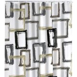 Ridder Zavesa za tuš Pattern Brown 180x200 cm, (20827633) | Shoptok.si