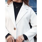 DStreet Płaszcz damski oversize ELEGANTWAY w jodełke beżowy | shoptok.hr