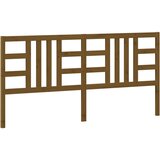  Uzglavlje za krevet boja meda 206 x 4 x 100 cm masivna borovina | shoptok.hr