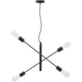  Stropna svjetiljka sa žaruljama sa žarnom niti 2 W crna E27 | shoptok.hr