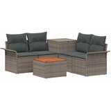  Set sofe 6 pcs 4-Broj sjedala Siva i tamno siva Cijene