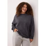 Trendyol Ženski duks Tbbaw24Sw00000, Tamnosivi | Eponuda.com