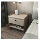 Hanah home noćni ormarić berlin walnut beige | ePonuda.com