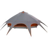  Teepee šotor s streho Siva in oranžna 600 x 600 x 347 cm, (5000091134) | Shoptok.si